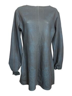 Long Sleeve Dark Teal Tunic/Minidress